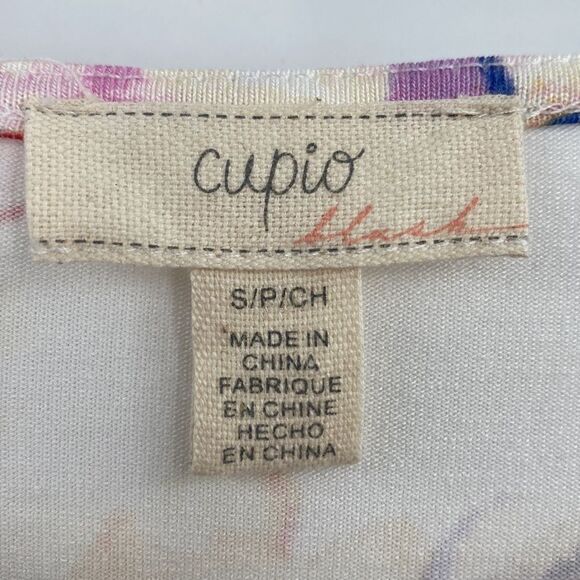 3For$20 Cupio Front Angeled Longsleeve Top White/Pink/Purple/Yellow size Small - Picture 4 of 6